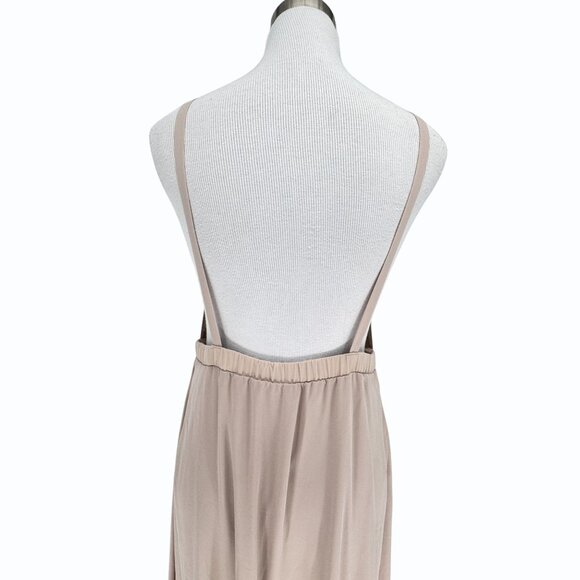 Show Me Your Mumu‎ Amanda Maxi Dress Womens M Taupe Beige Open Back Bridesmaid - Picture 6 of 13